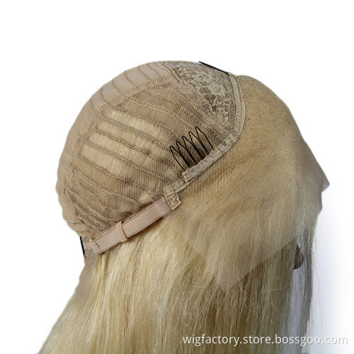 straight blonde 613 bob wigs wholesale, directly factory price blonde bob wig brazilian hair in China